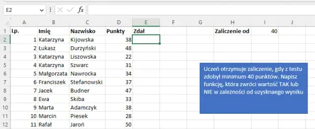 Funkcja JEŻELI w Excelu: Prosty sposób na analizę danych