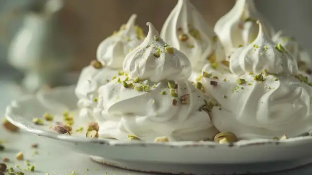 Beza pistacjowa - Jak zrobić bezę z pistacjami krok po kroku w domu?