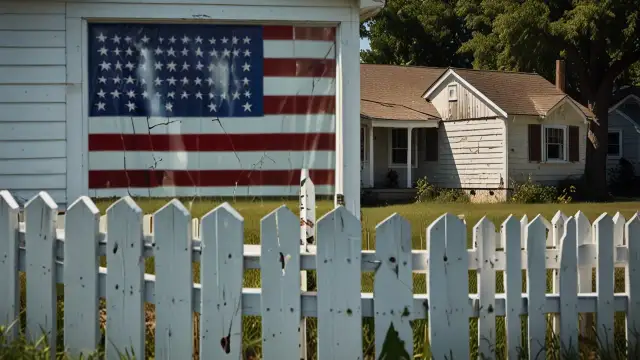 Pękające lustro "American Dream": "Amerykańska sielanka"