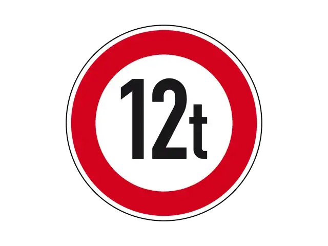 Znak dopuszczalnej masy całkowitej: Co oznacza i jak wygląda?