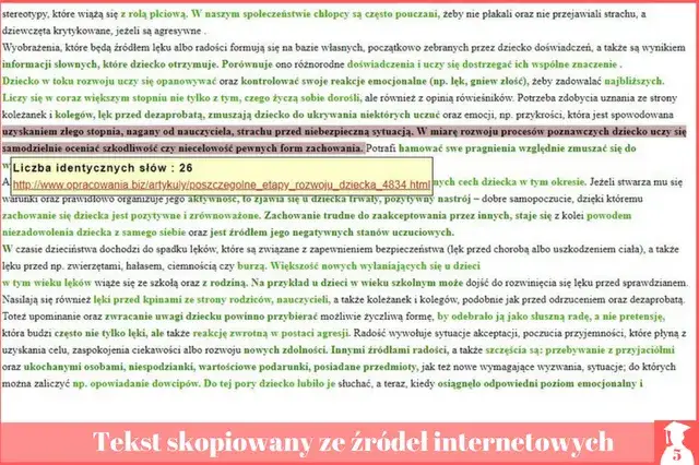 Ile procent pracy mogą stanowić cytaty, aby uniknąć plagiatu?