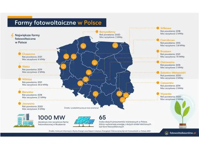 Gdzie są największe farmy fotowoltaiczne w Polsce? Ranking i mapa