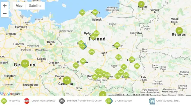 Stacje CNG w Polsce - Gdzie tankować CNG