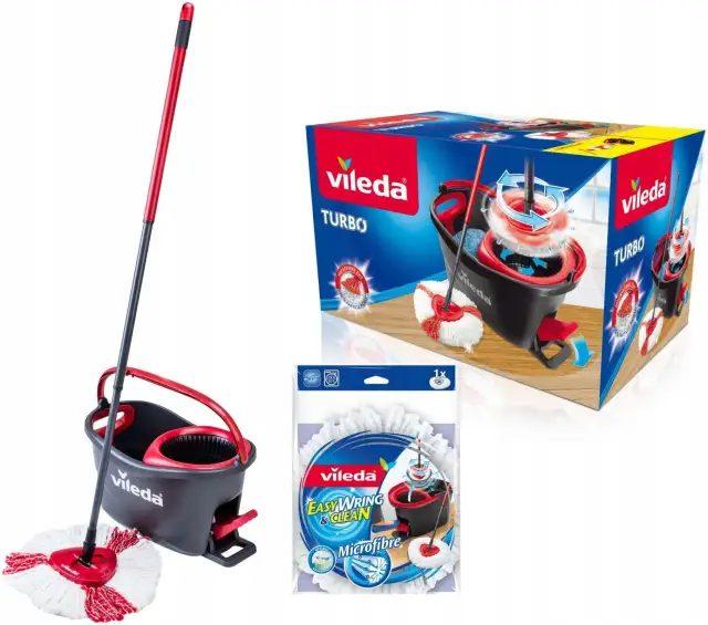 Vileda Turbo czy Jan Niezbędny? Który mop rotacyjny kupić?