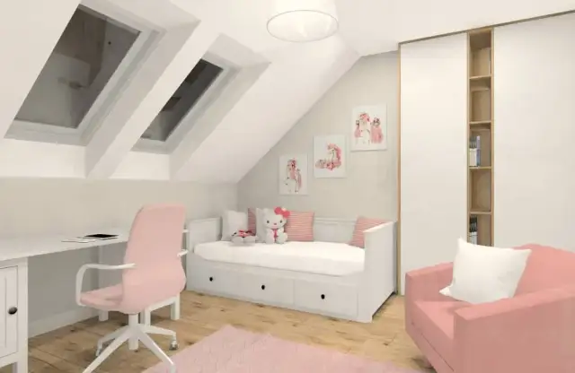 Jak urządzić pokój na poddaszu ze skosami: 5 sprytnych rozwiązań