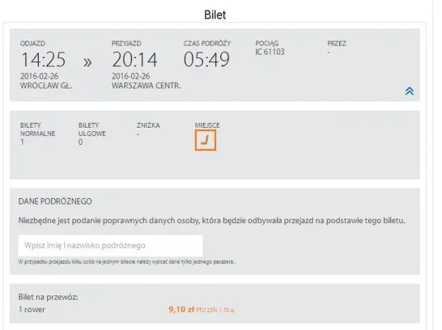 Ile kosztuje bilet na rower PKP? Sprawdź ceny i zasady podróży