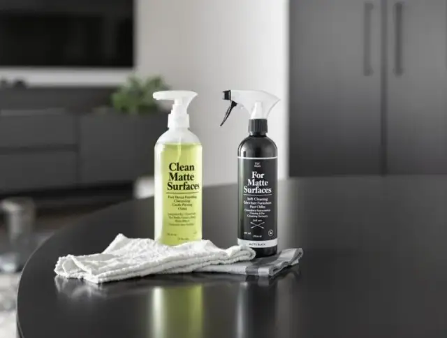 Czym myć matowe meble, aby uniknąć zarysowań i smug?