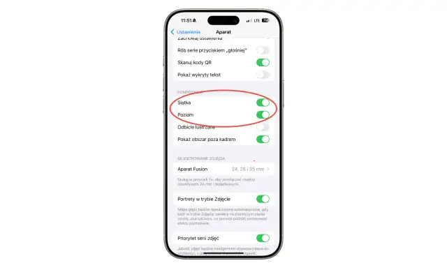Jak włączyć siatkę w aparacie iPhone i poprawić zdjęcia?
