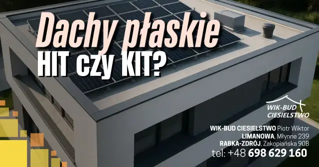 Płaski dach - nowoczesna bryła czy same problemy? Wady i zalety