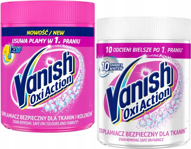 Ile kosztuje Vanish odplamiacz? Ceny i porównania w Polsce