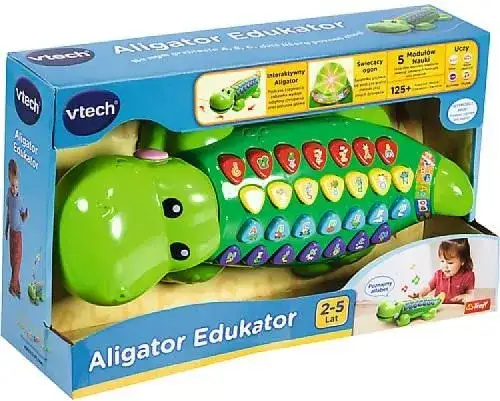 Najlepsze zabawki aligator - funkcje, ceny i opinie rodziców