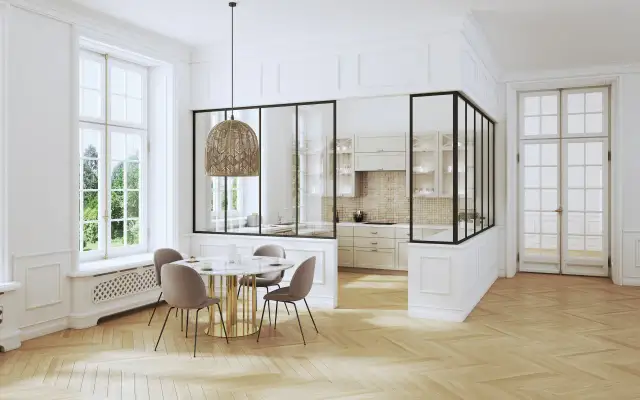 Wydzielenie aneksu kuchennego: Jak sprytnie oddzielić kuchnię?