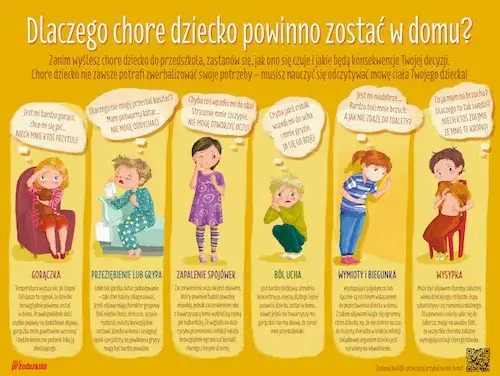 Katar u przedszkolaka: Kiedy do przedszkola, a kiedy do domu?