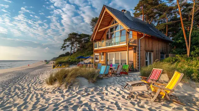 Domki z widokiem na morze Bałtyckie: Wczasy blisko plaży
