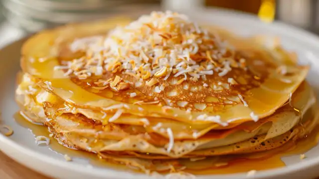 Naleśniki z kajmakiem - Jak zrobić naleśniki z mąką kokosową