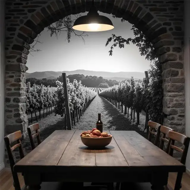 Jak ozdobić ścianę w kuchni przy stole, by uniknąć nudnych wnętrz?