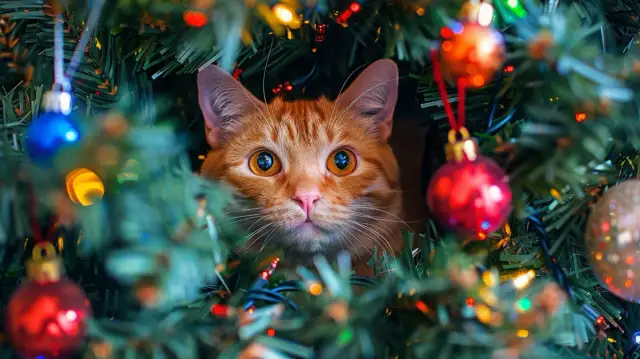 Drapak choinka: Oryginalny i praktyczny pomysł dla kota na święta