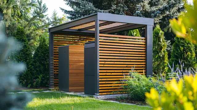 Zadaszenie śmietnika: Jakie zadaszenia są najpraktyczniejsze i trwałe?