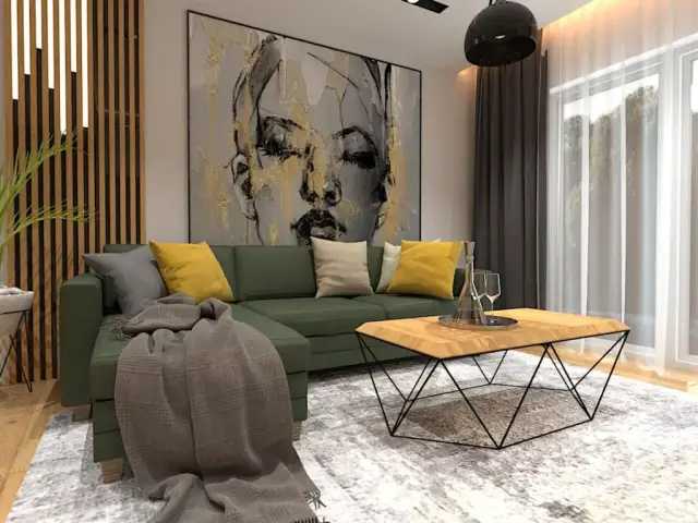 Co powiesić nad kanapą w salonie? 7 inspirujących pomysłów na dekoracje