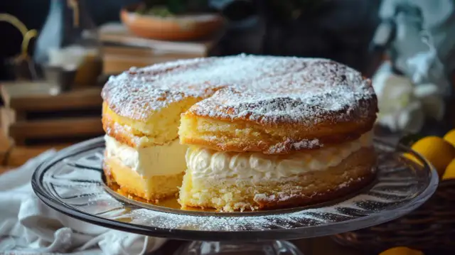 Ciasto z mlekiem w proszku - Przepis na ciasto z serkami i mlekiem w proszku