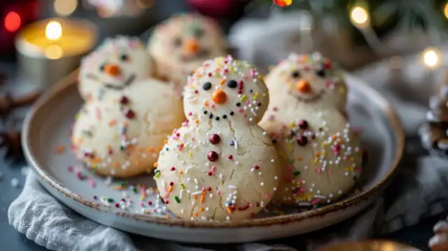 Ciasteczka bałwanki - Świąteczne przepisy na urocze ciasteczka