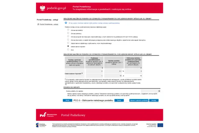 PCC-3 przy hipotece: jak poprawnie wypełnić i złożyć formularz