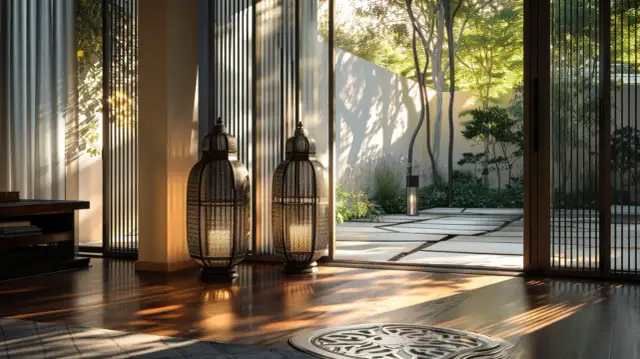 Szklane drzwi do salonu: Jakie lampiony szklane najlepiej pasują do salonu?