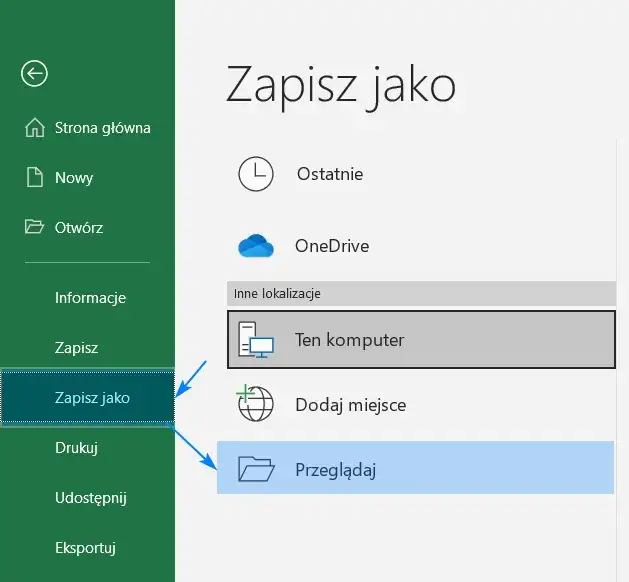 Prosty sposób jak zapisać wykres z Excela jako PDF - instrukcja obsługi