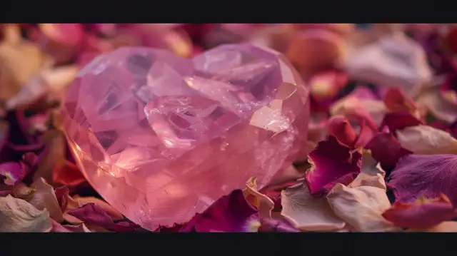 Kwarc różowy serce: Jak oczyszczać i ładować różowy kwarc