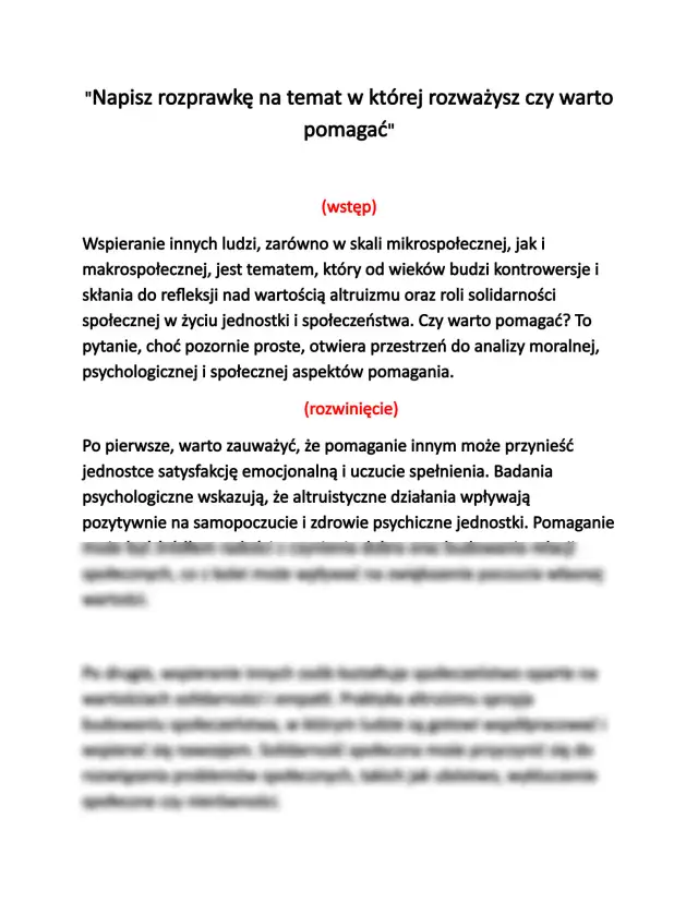 Czy warto pomagać innym? Przykłady z literatury, które zmieniają perspektywę