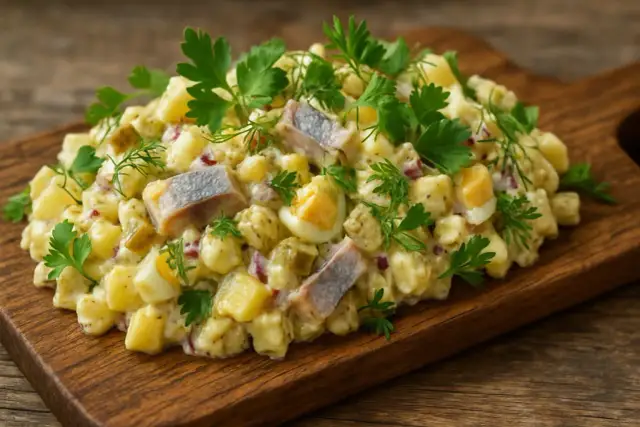 Jak zrobić sałatkę śledziową z ziemniakami - prosty przepis na smakowitość