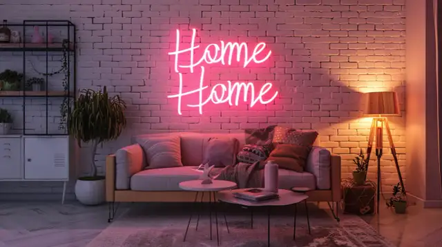 Świecący napis: Jakie świecące napisy są najmodniejsze do dekoracji wnętrz?