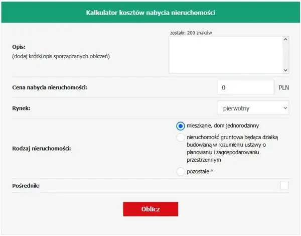 Kalkulator kosztów zakupu mieszkania: Oszacuj wydatki bez ryzyka