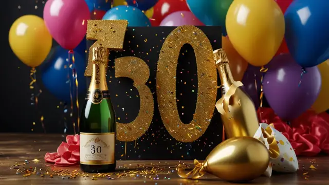 Kartki na 30 urodziny: Jak uczcić wkroczenie w dorosłość?