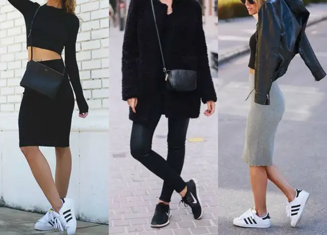 Czarne buty sportowe damskie stylizacje, które zmienią Twój look