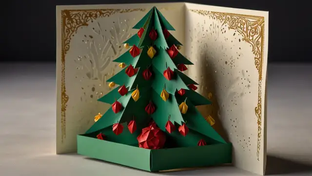 Jak zrobić kartkę w kształcie choinki: prosty tutorial krok po kroku