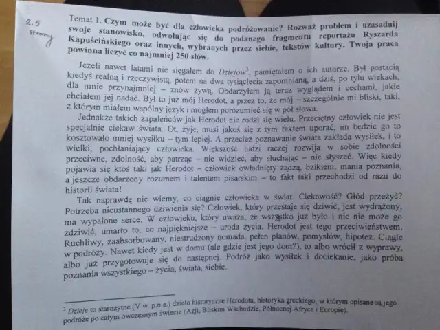 Czym może być dla człowieka podróżowanie? Przykłady z literatury