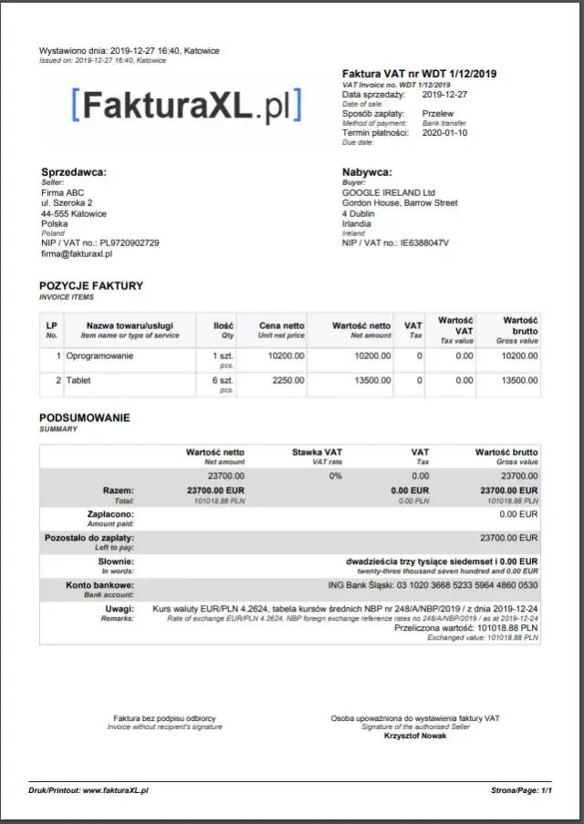 Faktura WDT co powinna zawierać? Kluczowe elementy i błędy do uniknięcia