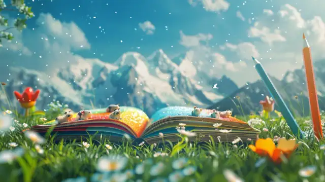 Kolorowankowa Przygoda w Górach: Zabawy dla najmłodszych