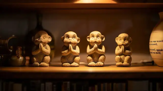 Figurki trzech małp: Symbolika i rola dekoracyjna w domu