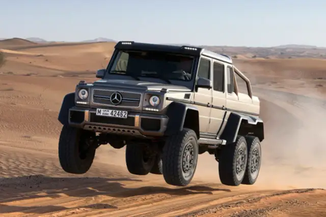 Mercedes G Klasa 6x6: Właściwości, osiągi i luksus na każdym terenie