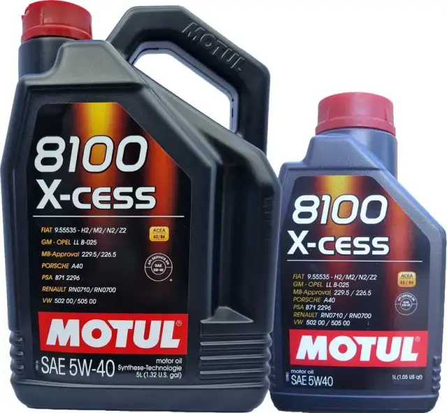 Motul 5W40 X-Cess 1L - idealny olej do nowoczesnych silników