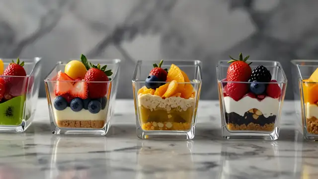 Praktyczne mini pojemniki plastikowe: Rozwiązania idealne do serwowania deserów