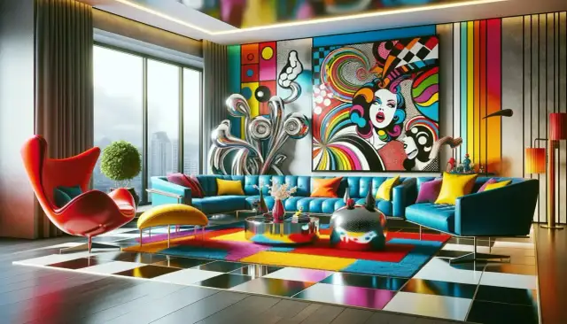 Pop art interior design: Jak ożywić wnętrza kolorami i stylem