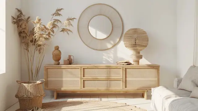 Komoda wiklinowa: Jak wkomponować ją w nowoczesne wnętrze?