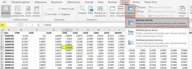 Jak zablokować wiersze w Excelu i uniknąć problemów z przewijaniem