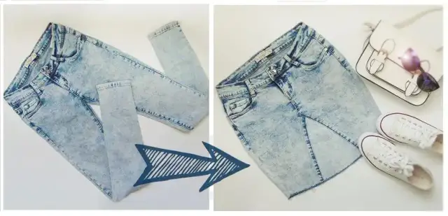 Jak przerobić spodnie na spódniczkę i dać im nowe życie