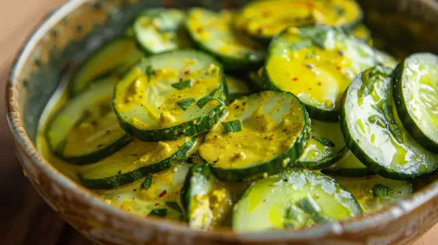 Odkryj łatwy przepis na aromatyczne ogórki curry!