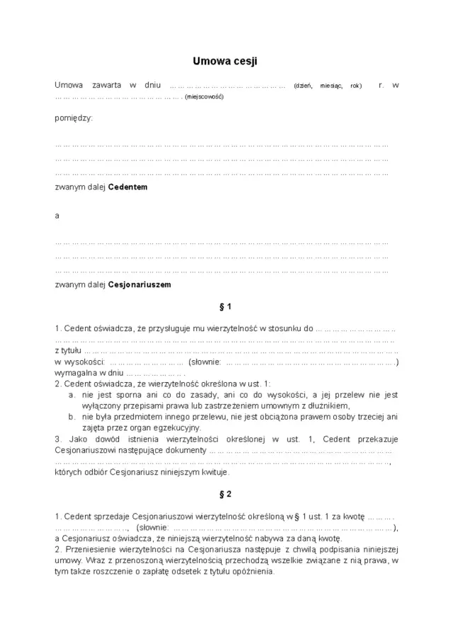 Czy można odstąpić od umowy cesji? Poznaj warunki i procedury