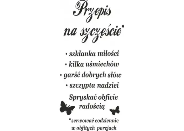 Przepis na szczęście wiersz: odkryj tajemnice prawdziwej radości